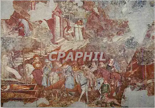 Cartes postales moderne Pisa Camposanto Monumentale Triomphe de la Mort La Cavaleade