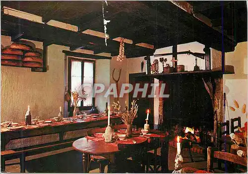 Cartes postales moderne Angoville sur Ay La Campagnette Une Authentique Ferme Normande Une des Salles du Restaurant