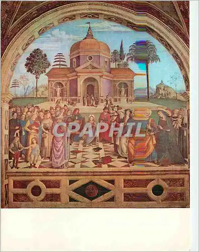 Cartes postales moderne Spello S Maria Maggiore Discussion de Jesus avec les Docteurs