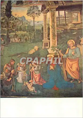 Cartes postales moderne Spello S Maria Maggiore L'Adoration de l'Enfant Jesus