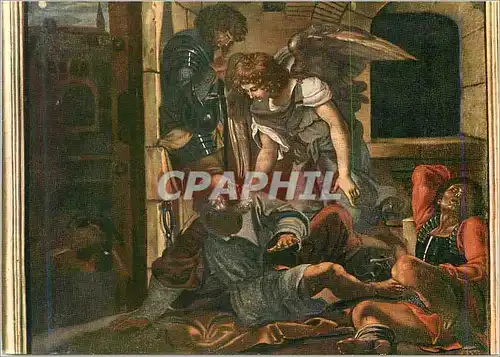 Cartes postales moderne Roma Basilique de S Pierre in Vincoli Liberation de S Pierre (Domenichino)