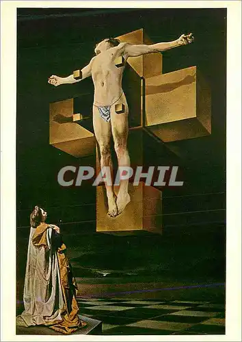 Cartes postales moderne Gift of Chester Dale 1955 The Crucifixion Salvatore Dali Spanish The Metropolitan Museum of Art