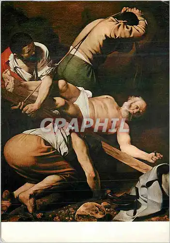 Cartes postales moderne Roma Le Caravage (1573 1610) Le Martyre de Saint Paul (Eglise de St Maria del Popolo)