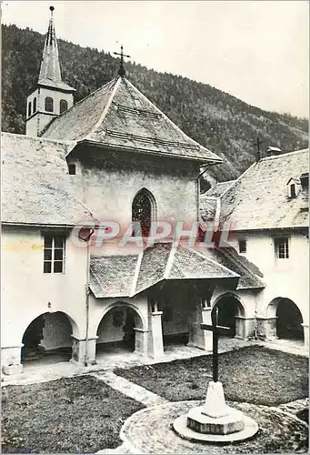 Moderne Karte Carmel du Reposoir (Haute Savoie) Porche d'entree de l'Eglise