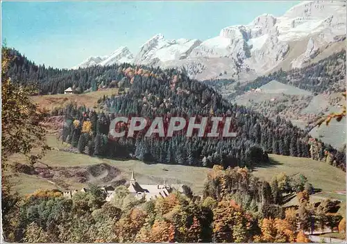 Cartes postales moderne Carmel du Reposoir vers le Col de la Colombiere Chaine du Bargy