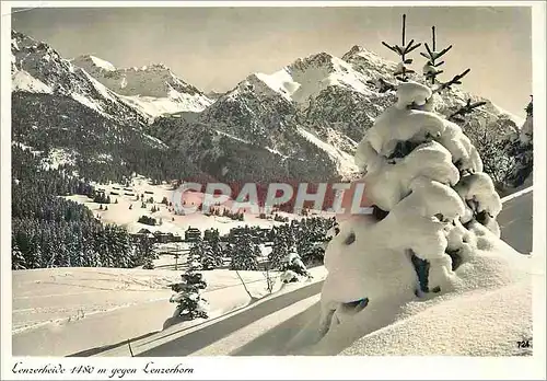 Moderne Karte Lenzerheide 1480 m Gegen Lenzerborn