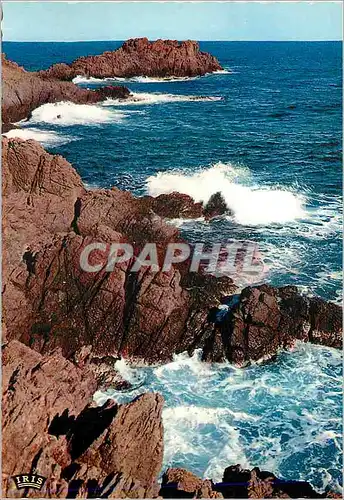 Cartes postales moderne Sur les Bords de la Corniche d'Or Reflets de la Cote d'Azur decor Mediterraneen