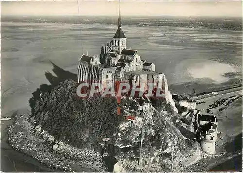 Cartes postales moderne Mont Saint Michel (Manche) La France vue du Ciel