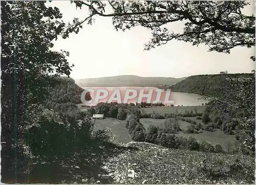 Cartes postales moderne Environs de Lons le Saunier (Jura) La Franche Comte Pittoresque Le Lac de Chalain vu de Fontenu