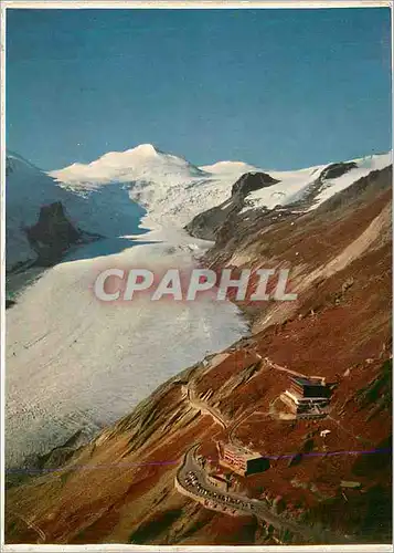 Moderne Karte Globglockner Franz Josefs Hohe 2418 m mit Johannisberg 3467 m