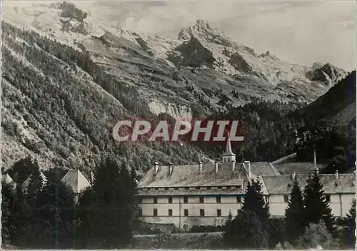 Moderne Karte Carmel du Reposoir (Haute Savoie) Le Monastere et la Chaine des Aravis