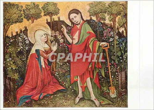 Cartes postales moderne Niederdeutscher Meister Anfang 15 Johrh Noli me Tangere Staatsgalerie Stuttgart