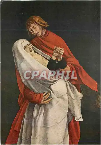 Cartes postales moderne Musee d'Unterlinden a Colmar Mathias Nithart Grunewald 1455 1528 (Ecole Rhenane) La Vierge et St