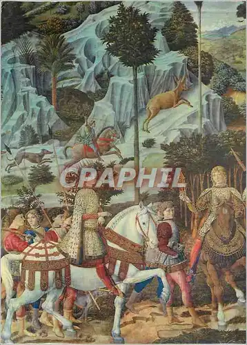 Cartes postales moderne Firenze Palazzo Medici Riccardi Benezzo Gozzoli Le Voyage des Mages