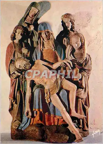 Cartes postales moderne Lampaul Guimiliau  (N F) La Bretagne Couleurs et Lumiere de France Mise au Tombeau (XVIIe S)