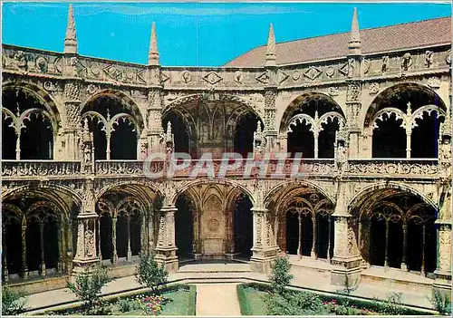 Cartes postales moderne Lisboa Mosteiro dos Jeronimos Claustros