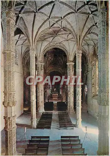 Cartes postales moderne Lisboa Mosteiro dos Jeronimos Interior