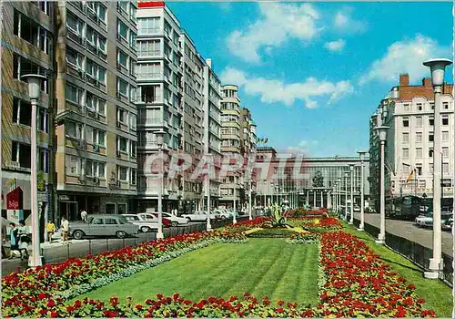 Cartes postales moderne Oostende Avenue Leopold et Kursaal