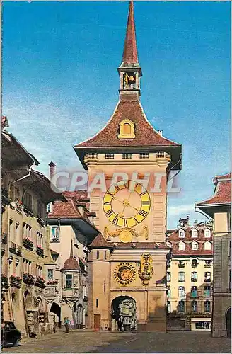 Moderne Karte Berne La Tour de l'Horloge