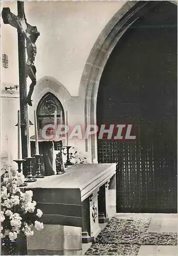 Moderne Karte Carmel du Reposoir (Haute Savoie) L'Eglise Autel et Eglise des Moniales Christ