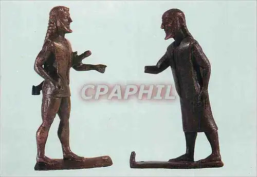 Cartes postales moderne Olympie Statuette en Cuivre d'un Guerrier Ornement d'un vase de 550 av JC