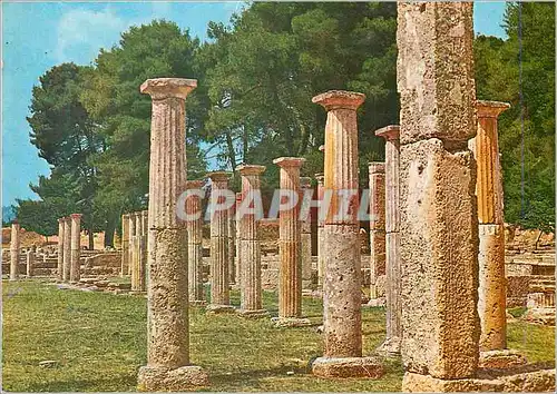 Moderne Karte Olympie La Palestre