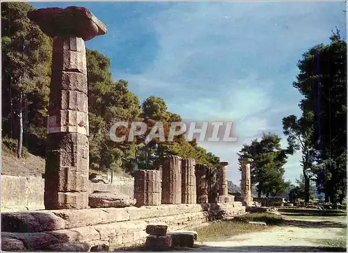 Moderne Karte Olympie Temple d'Hera