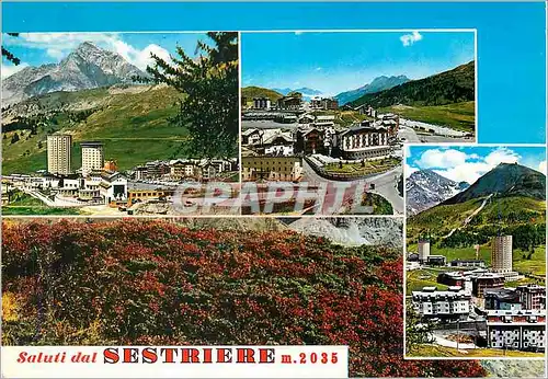 Cartes postales moderne Saluti dal Sestriere m 2035