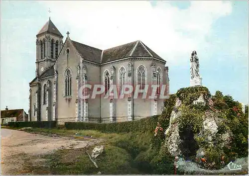 Cartes postales moderne St Evroult N D du Bois (Orne) L'Eglise et N D des Champs