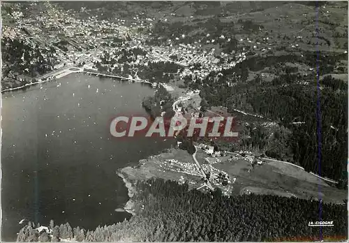 Moderne Karte Gerardmer (Vosges) Le Lac et la Ville vus d'avion (Vue aerienne)