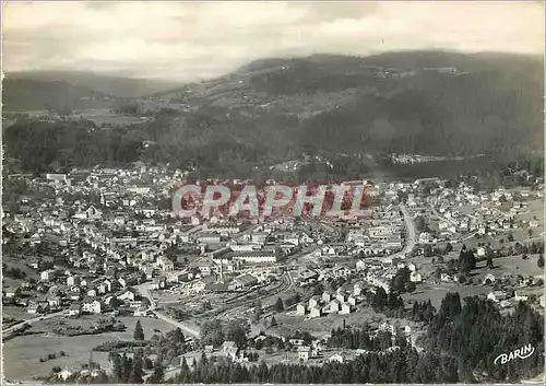 Moderne Karte Gerardmer Station Climatique (Alt 666 m) La Ville vue de la Roche des Bruyeres