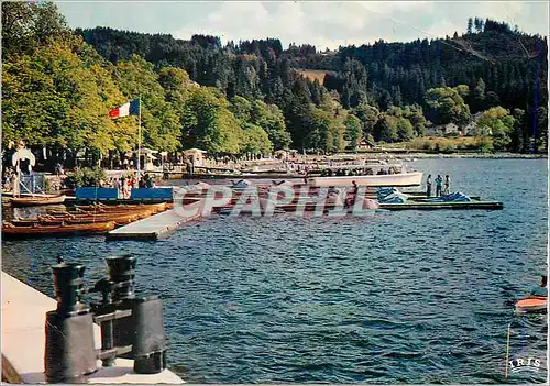 Moderne Karte Gerardmer Les Vosges Pittoresques Le Lac Bateaux Pedalos