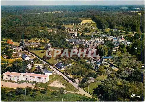 Cartes postales moderne Broglie (Eure) Vue aerienne Residence Bosc Alix et Ville