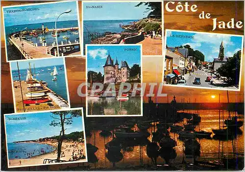 Cartes postales moderne La Cote de Jade De l'Estuaire de la Loire a la Vendee
