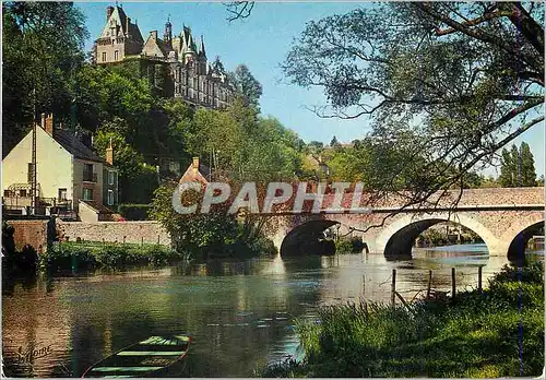 Moderne Karte Environs de Cloyes (Eure et Loir) La Vallee du Loir Montigny le Gannelon Le Pont sur le Loir et