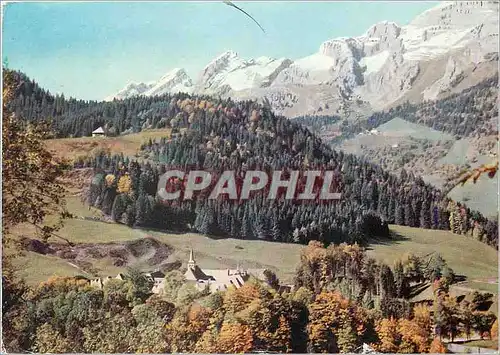 Cartes postales moderne Carmel du Reposoir Chaine du Bargy vers le Col de la Colombiere