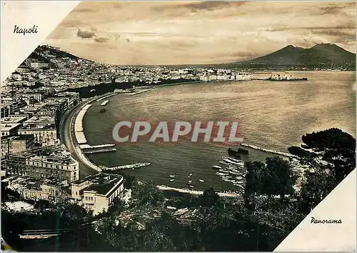 Moderne Karte Napoli Panorama