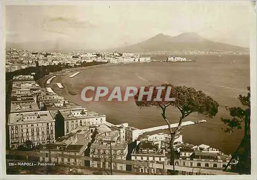 Moderne Karte Napoli Panorama