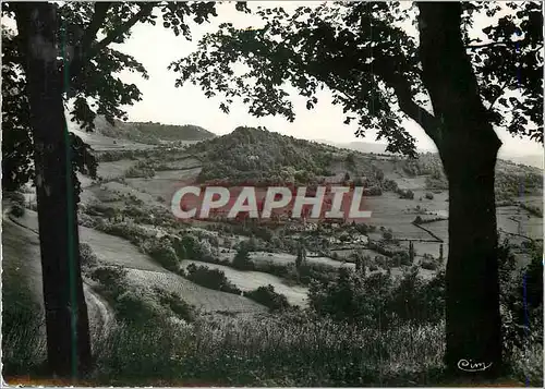 Moderne Karte Chatel le Couvent (Jura) Vue les Ruines de Chevraux
