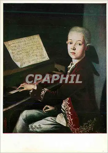 Cartes postales moderne Mozartmuseum Salzburg Mozart Am Klavier