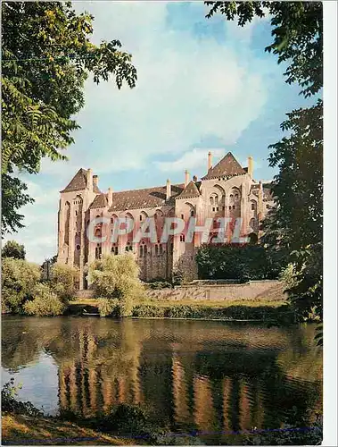 Cartes postales moderne Abbaye Saint Pierre de Solesmes (Sarthe) la Facade Nord sur la Sarthe