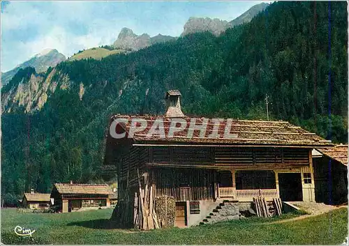 Cartes postales moderne Les Alpes Francaises en Couleurs Naturelles Pittoresques Chalets Montagnards
