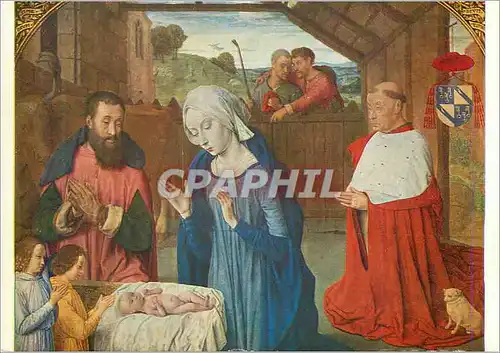 Moderne Karte Musee d'Autun Nativite du Maitre de Moulins (XVe Siecle)