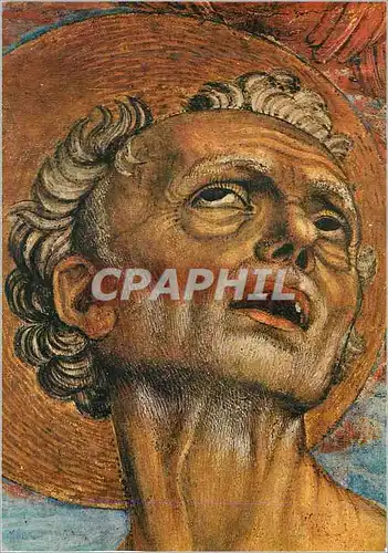 Cartes postales moderne Church of Santissama Annunziata Florence Castagno Head of St Jerome (detail from The Trinity and