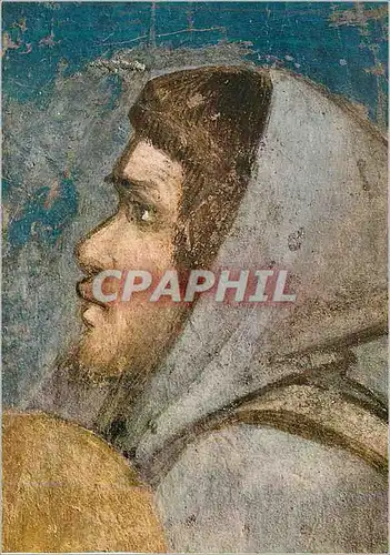 Moderne Karte Badia Florence Giotto Head of a Shepherd (detail from Joachim Among the Shepherd)