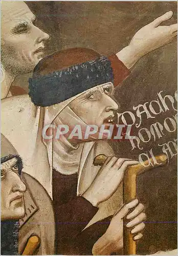 Moderne Karte Museo dell'Opera di Sana Croce Florence Orcagna Triumph of Death (detail from the Last Judgment)