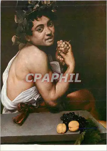 Cartes postales moderne Roma Le Caravage Petit Bacchus malade (Galerie Borghese)