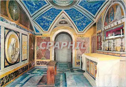 Cartes postales moderne Roma Basilica S Maria Nova (S Francesca Romana) Crypte avec l'urne de Ste Francoise Romaine