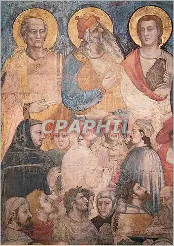 Cartes postales moderne Firenze Basilica S M Novella Orcagna Giudizio Universale par Resurrezione
