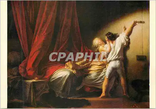 Cartes postales moderne Paris Musee du Louvre Jean Honore Fragonard (1732 1806) Le Verrou